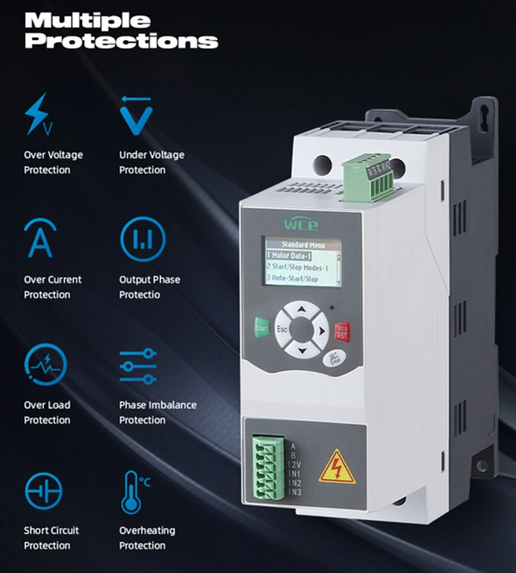 3 phase 380V Built in Bypass Soft Starter 30A 45A