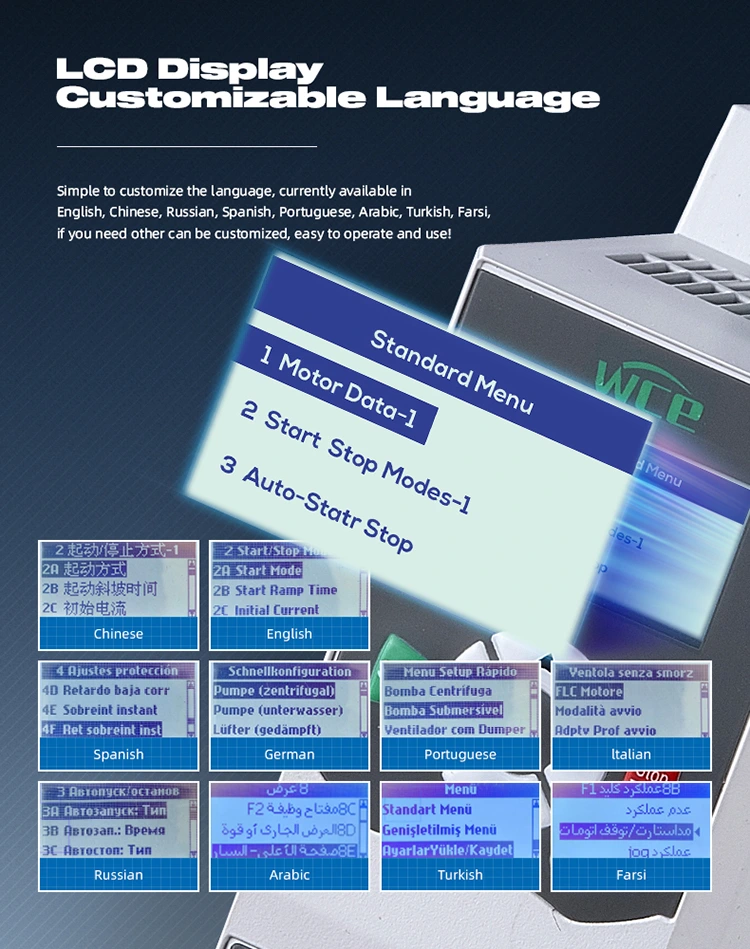 3 phase 380V Built in Bypass Soft Starter 30A 45A