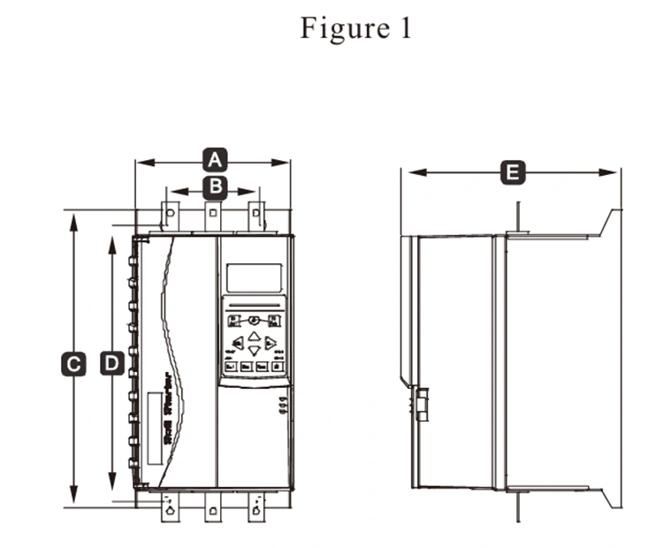 3 phase 660V Built in Bypass Soft Starter 630KW