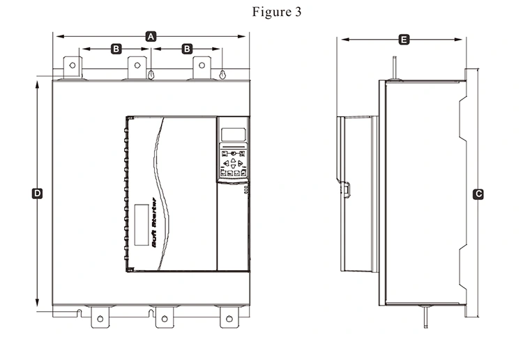 Three Phase Built in Bypass Soft Starter 355KW