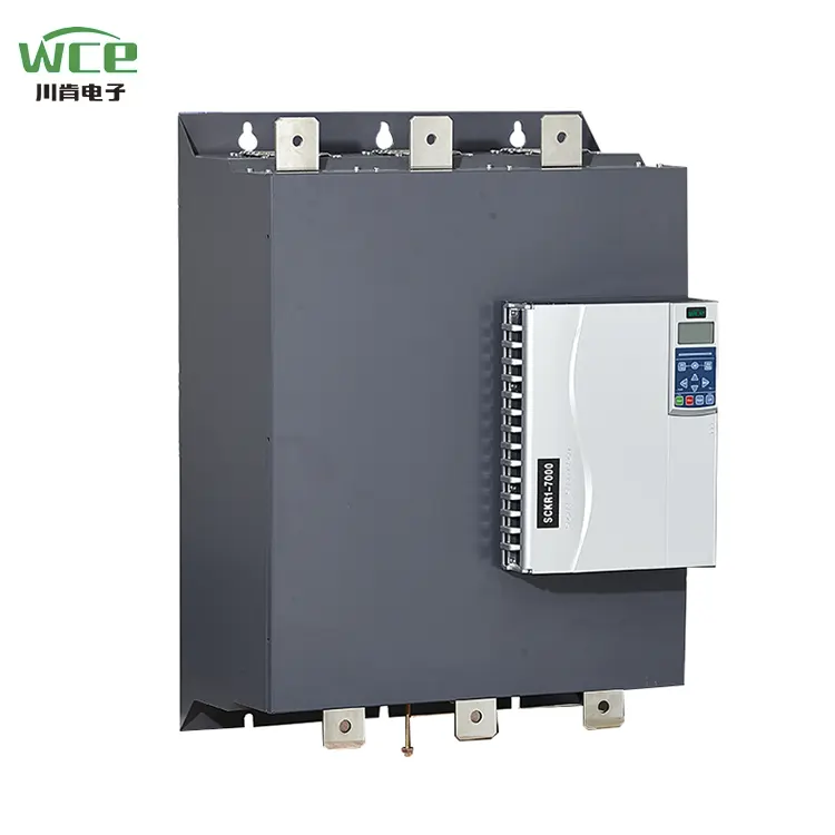 LCD -display inbyggd bypass Soft Starter 1000kw